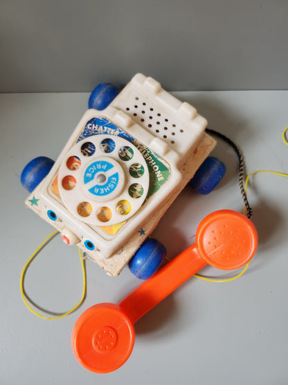 Téléphone Fisher-Price 1961   Patine