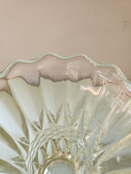 Vase en cristal   Patine