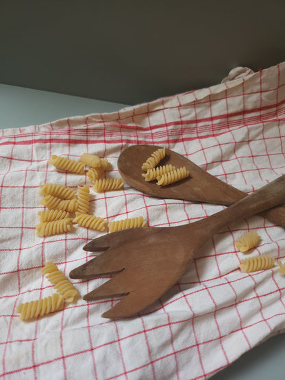 Couverts à salade en bois lot de 2   Patine