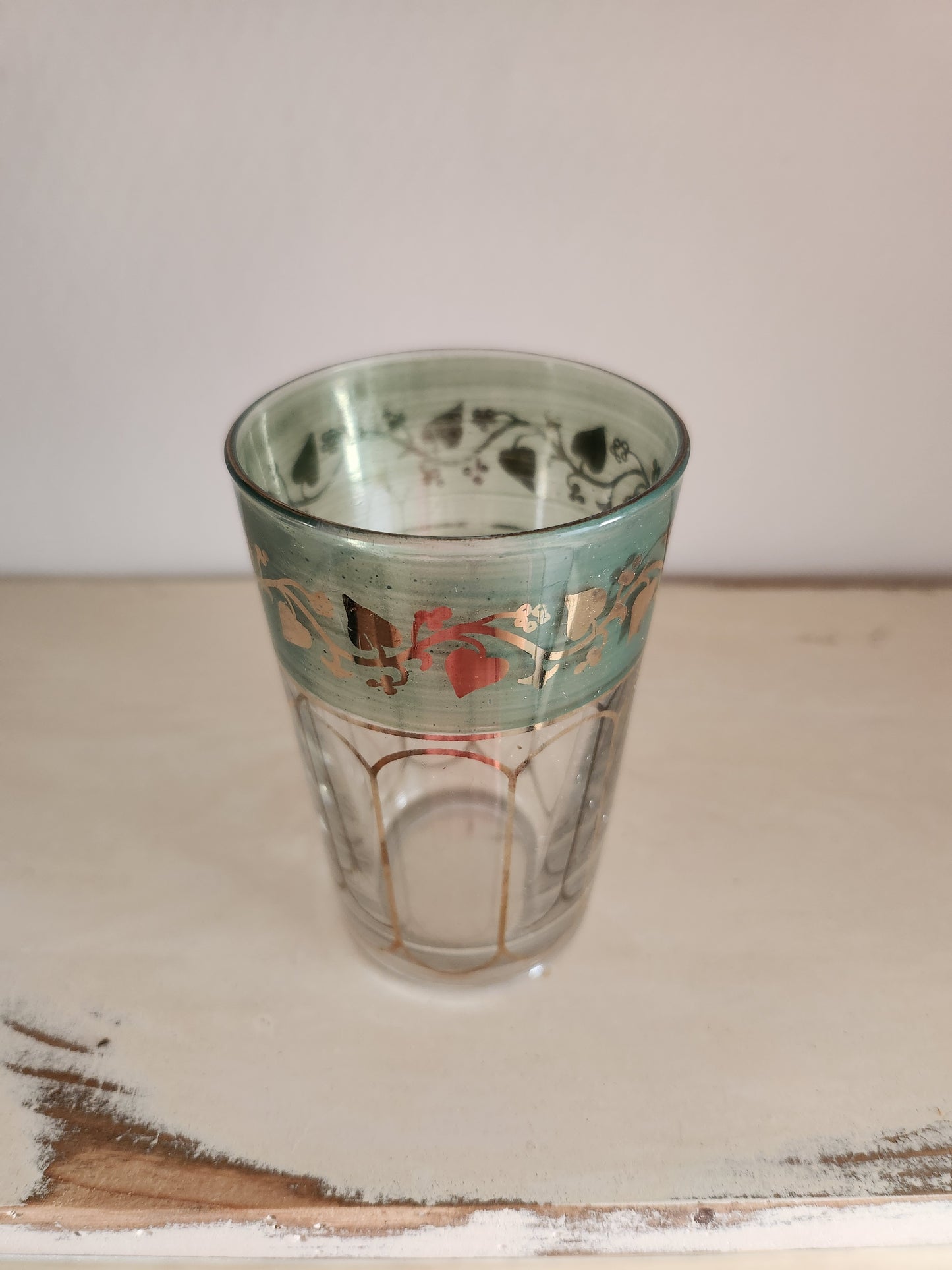 Verre à thé coloré lot de 6   Patine