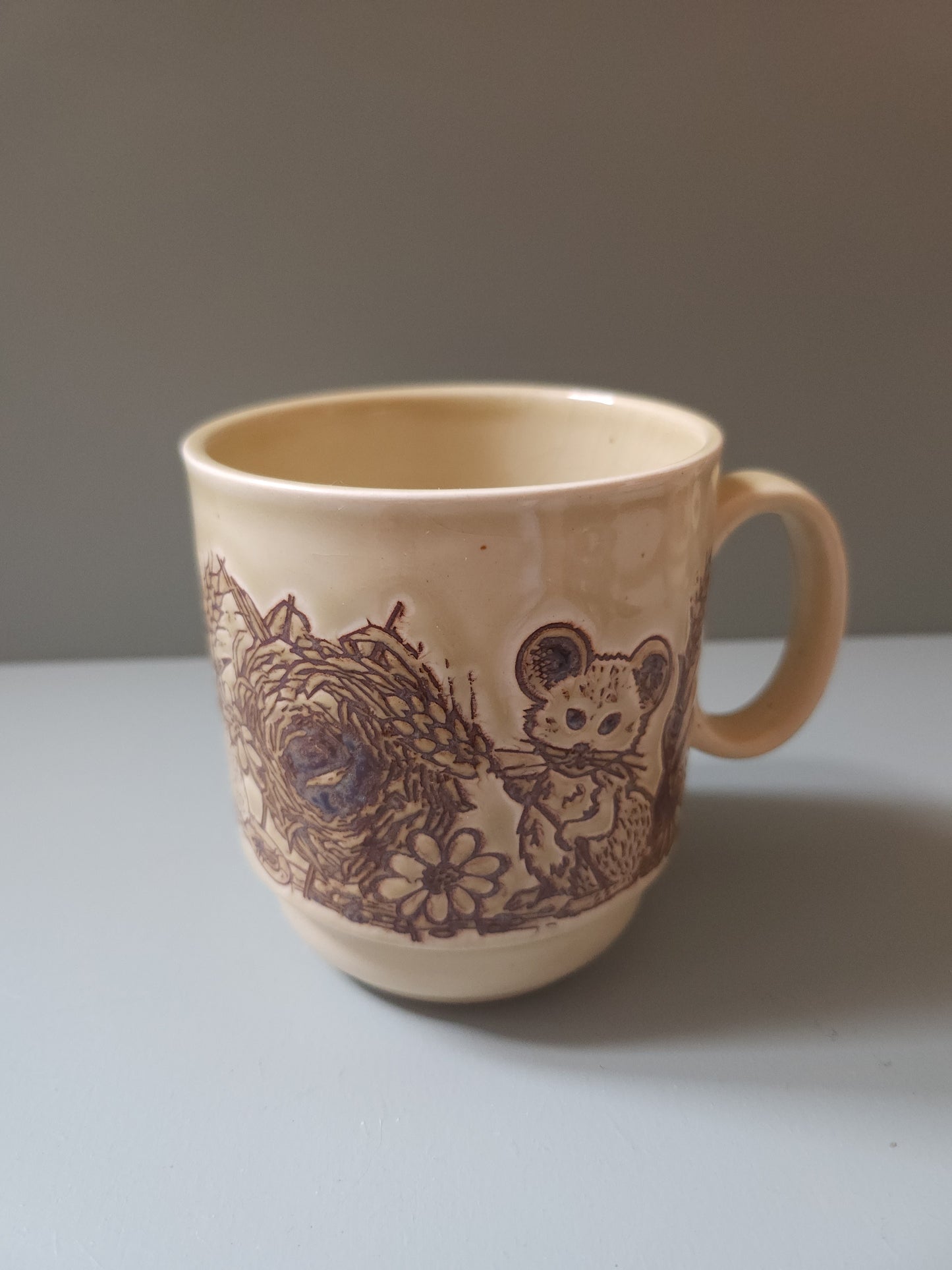 Mugs gris motif souris lot de 3   Patine