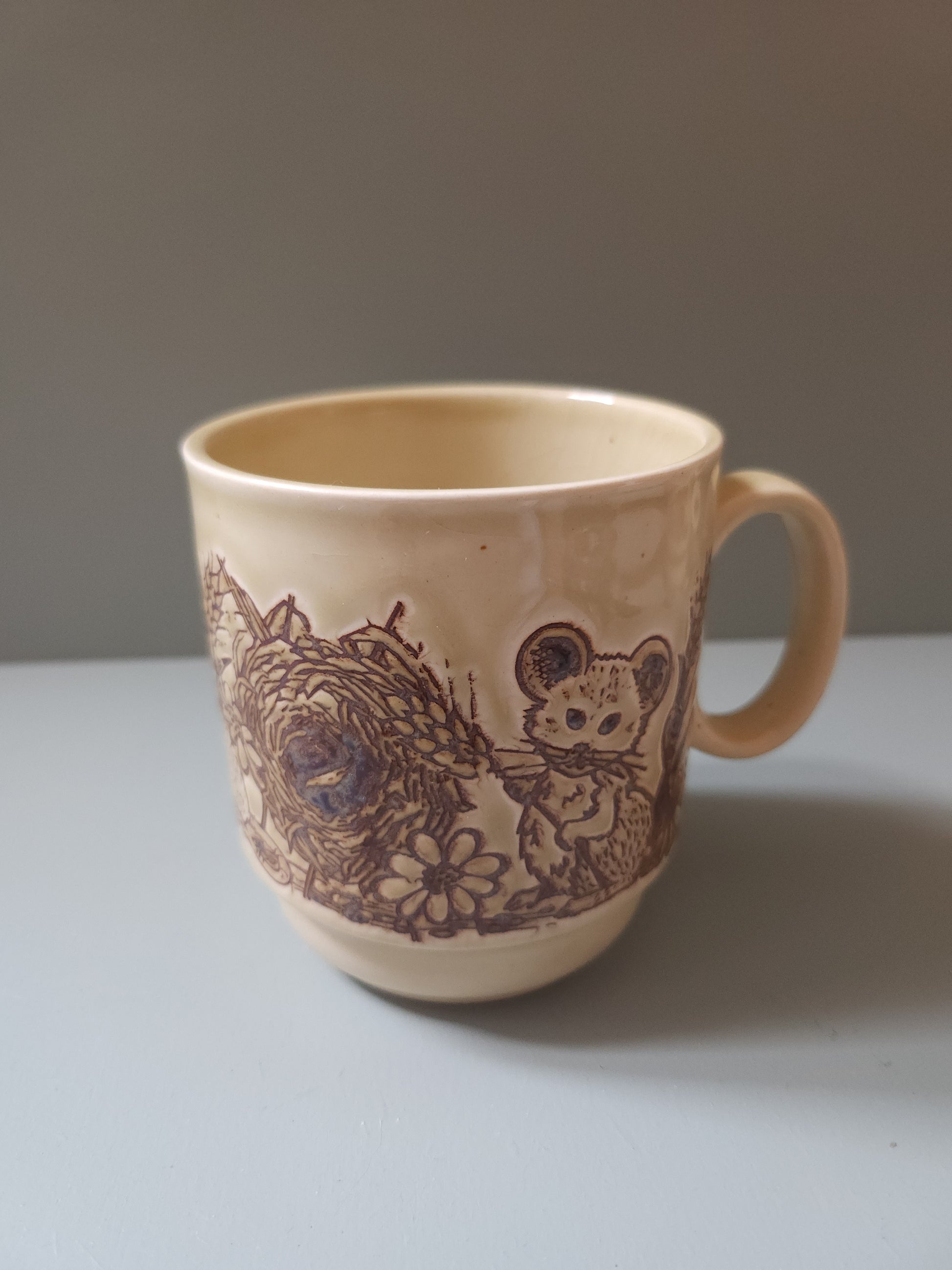 Mugs gris motif souris lot de 3   Patine