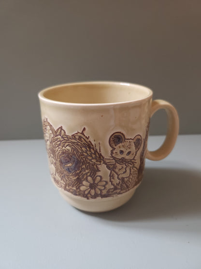 Mugs gris motif souris lot de 3   Patine
