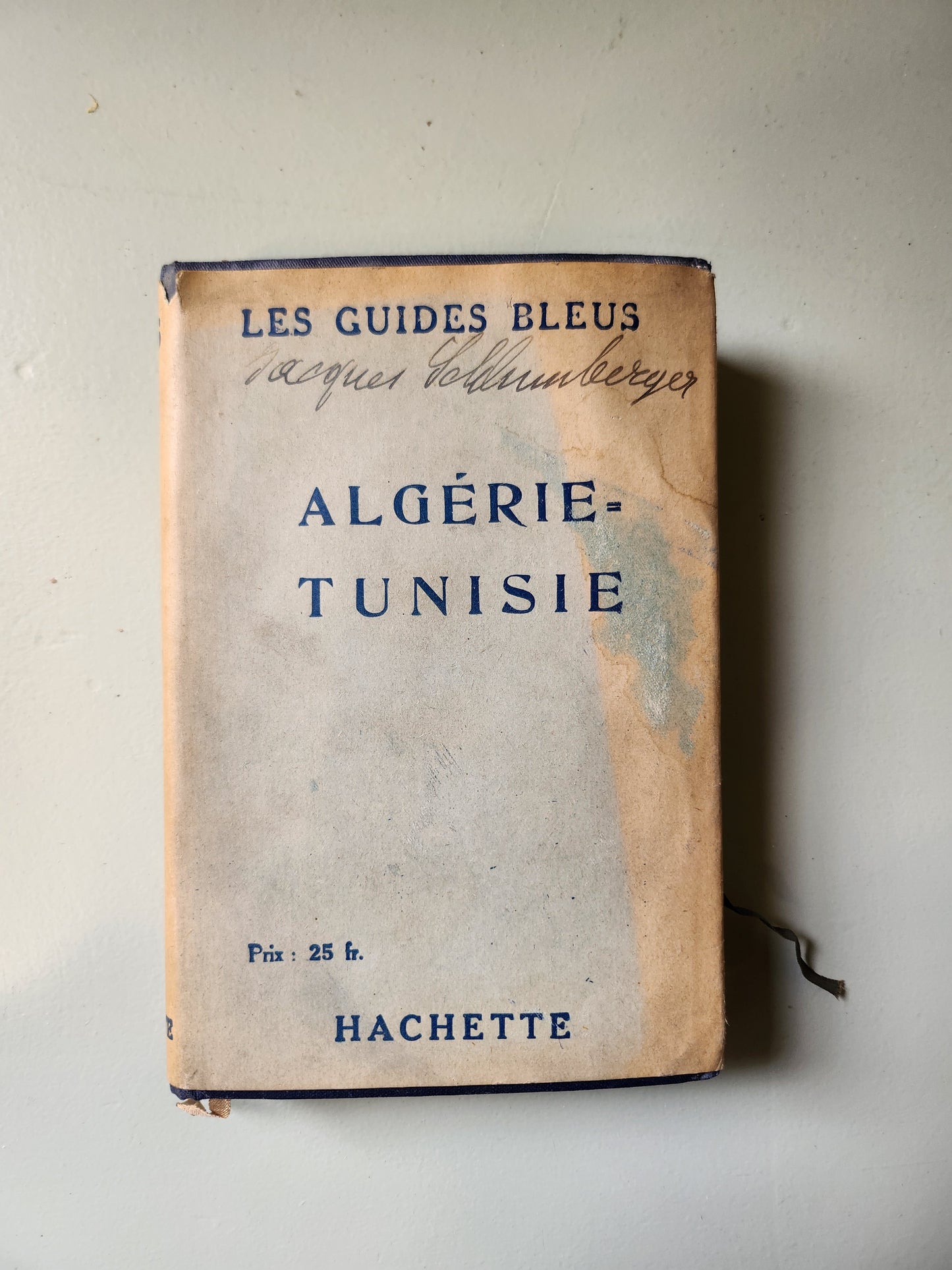 Livre les guides bleus Algerie et Tunisie