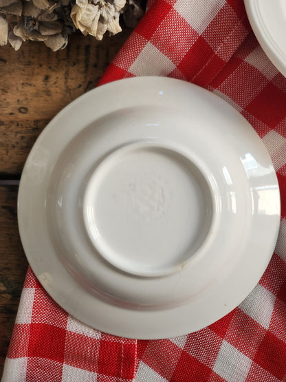 Assiettes creuses Quadrifoglio en céramique lot de 2
