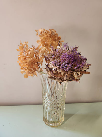 Vase en cristal   Patine