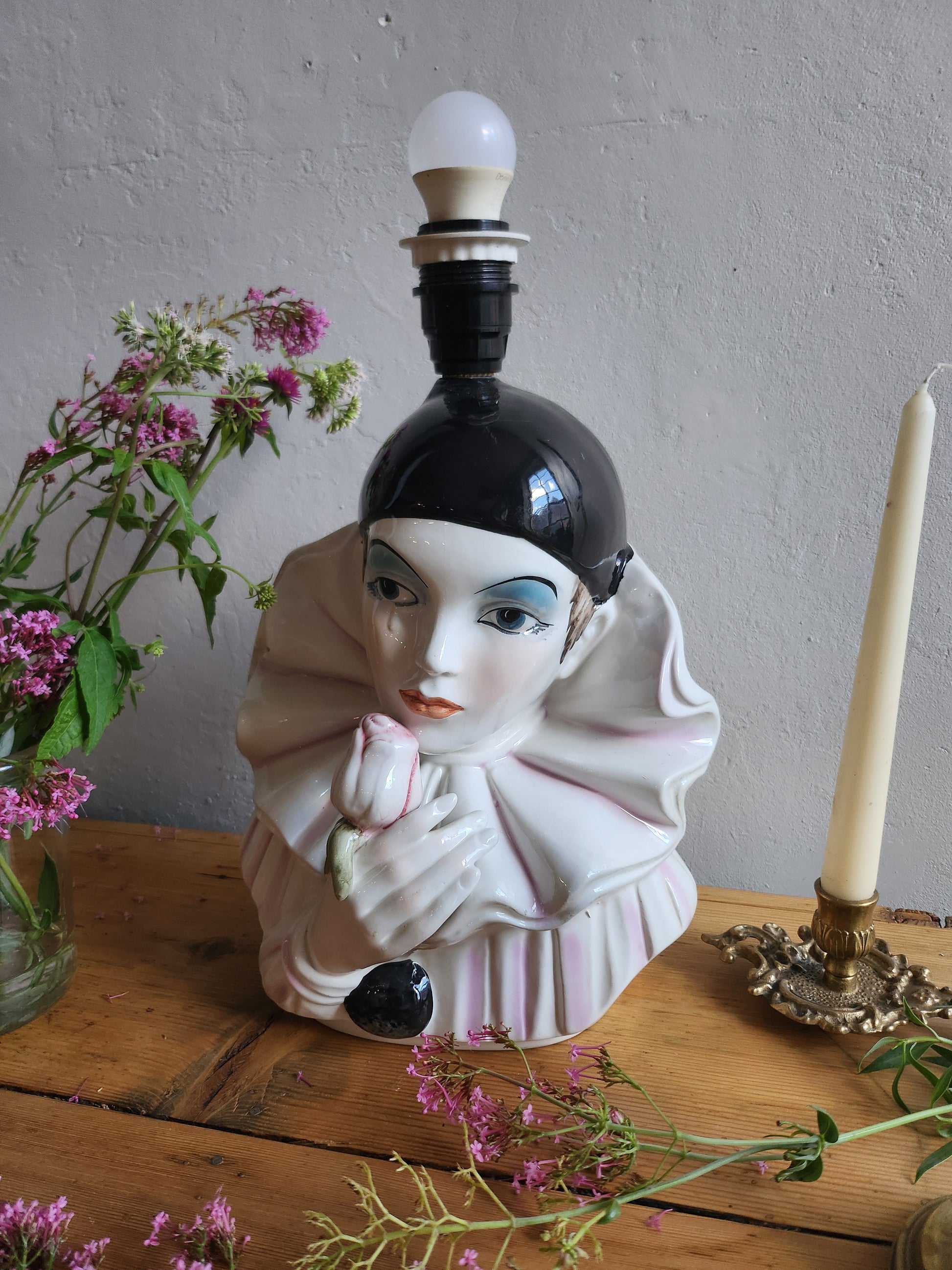 Lampe Pierrot vintage   Patine