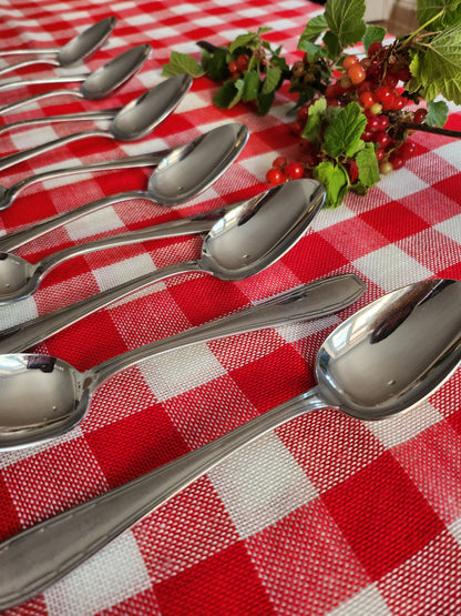 Cuillère à soupe en inox lot de 12  Vaisselle Patine