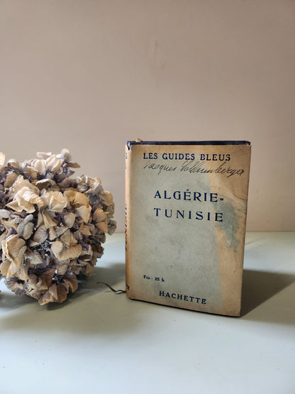 Livre les guides bleus Algerie et Tunisie