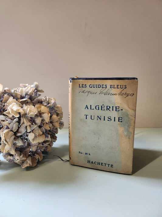 Livre les guides bleus Algerie et Tunisie