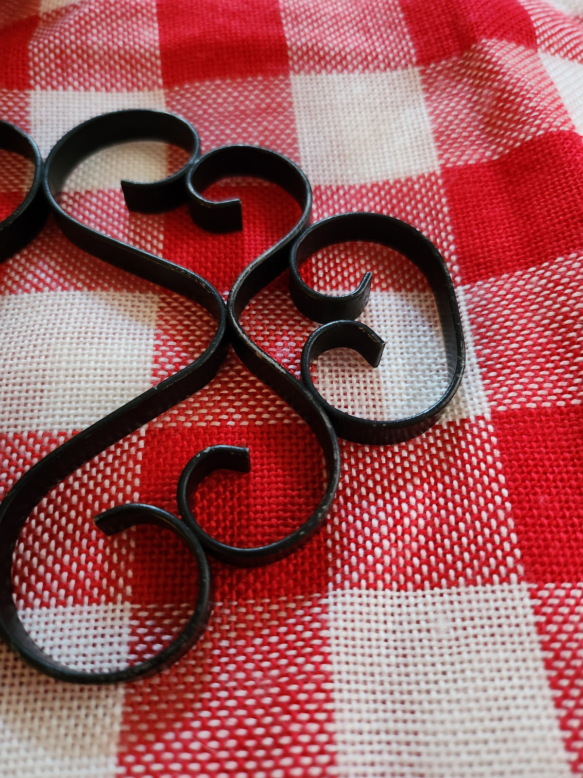 Dessous de plat en métal   Patine