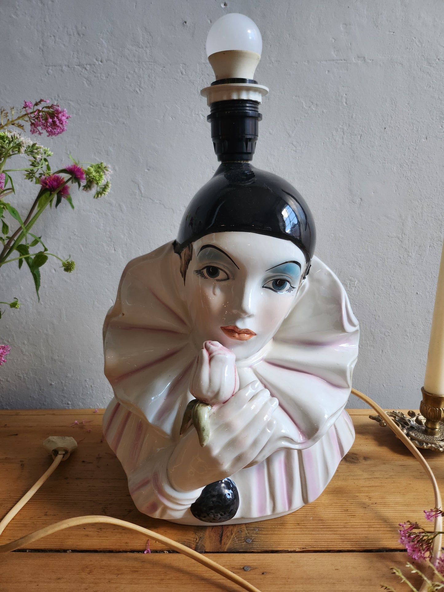 Lampe Pierrot vintage   Patine