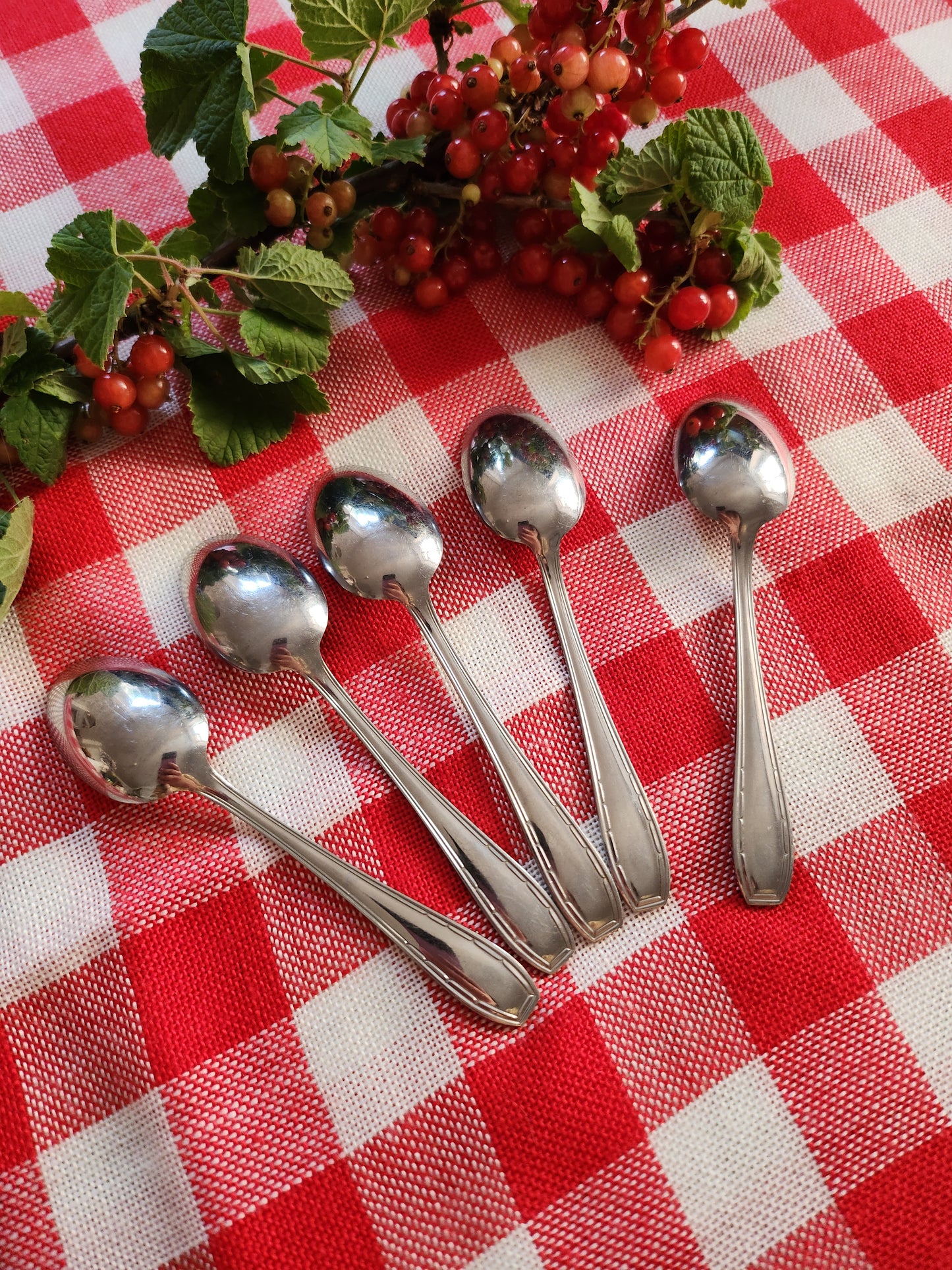 Cuillère à café en inox lot de 5  Vaisselle Patine