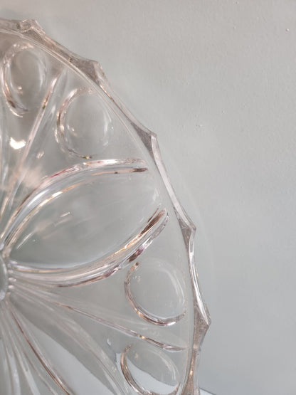 Plat à tarte en verre - Patine
