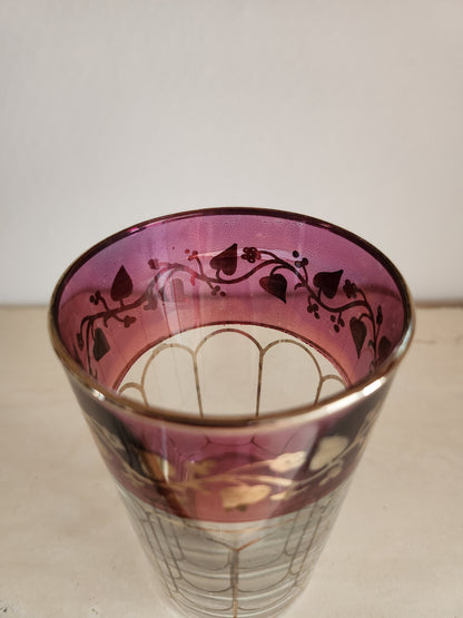 Verre à thé coloré lot de 6   Patine