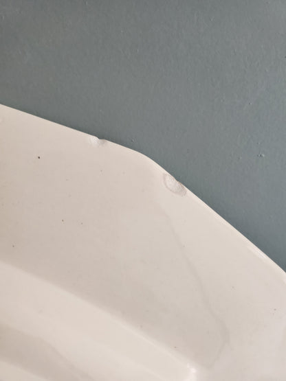 Plat ovale Badonviller fleuri