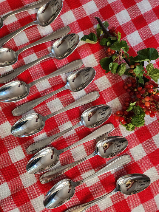 Cuillère à soupe en inox lot de 12