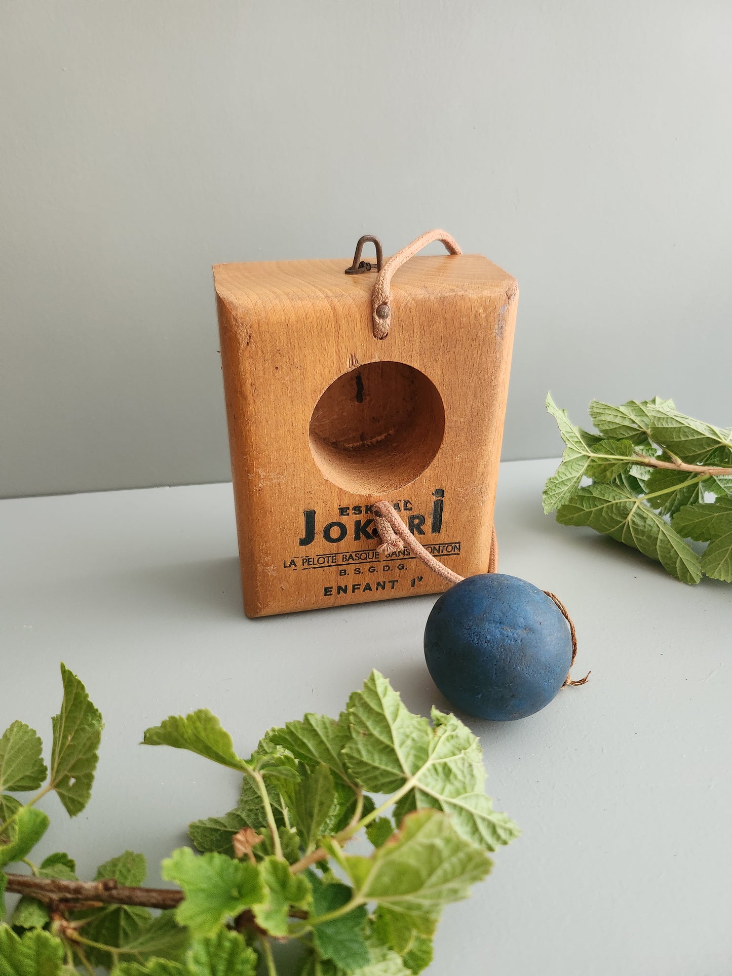 Jeu de Jokari en bois