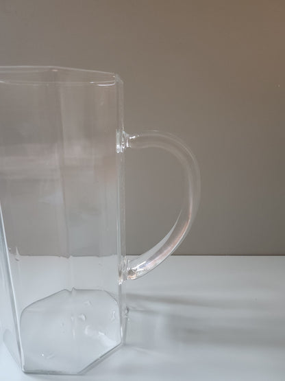 Cruche en verre   Patine