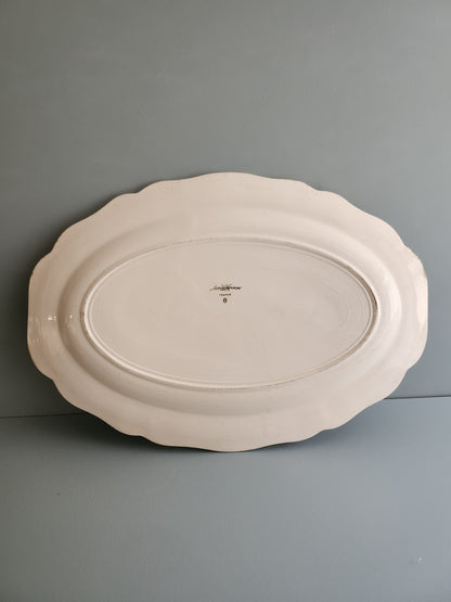 Plat ovale Sarreguemines