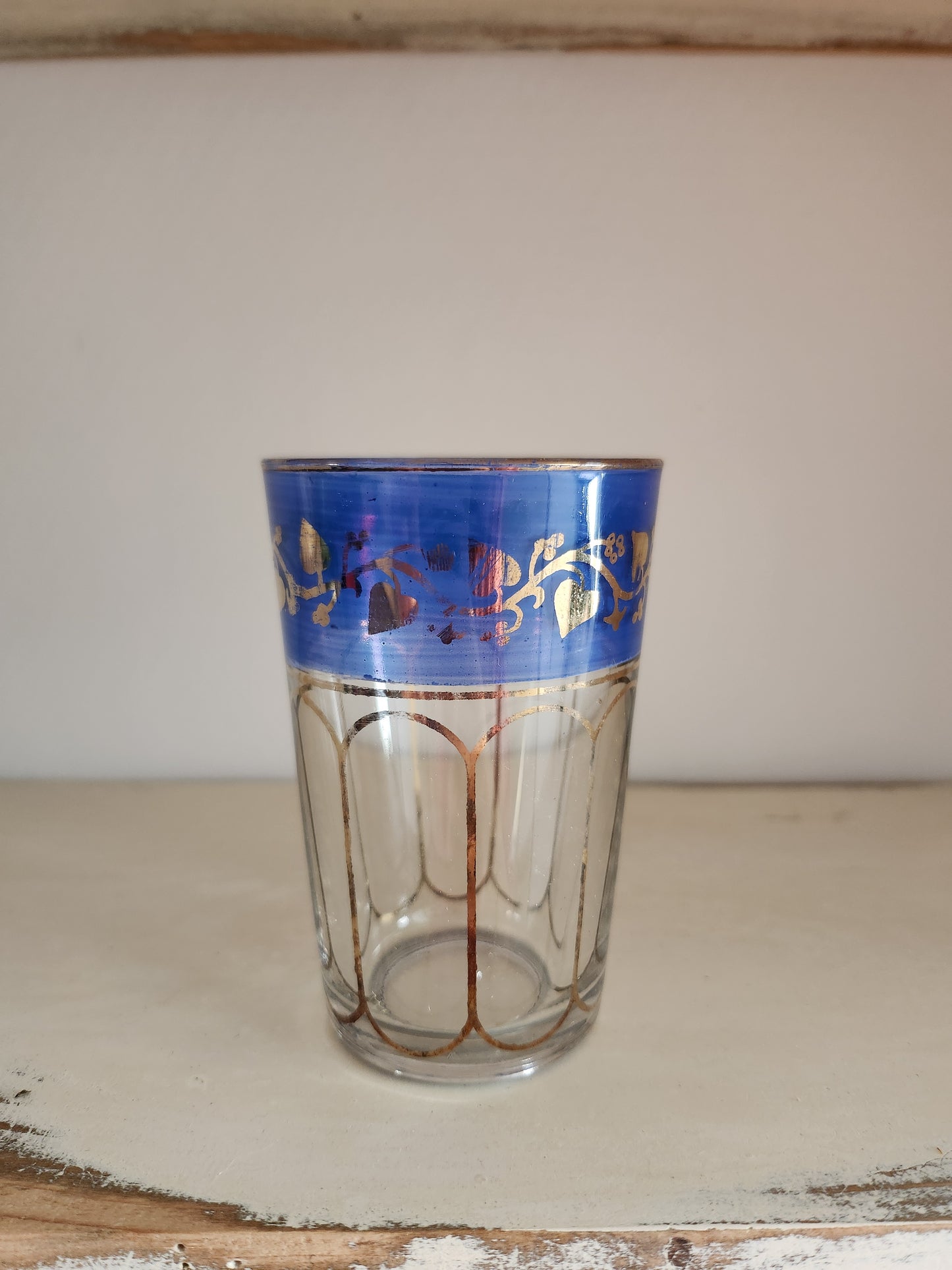 Verre à thé coloré lot de 6   Patine