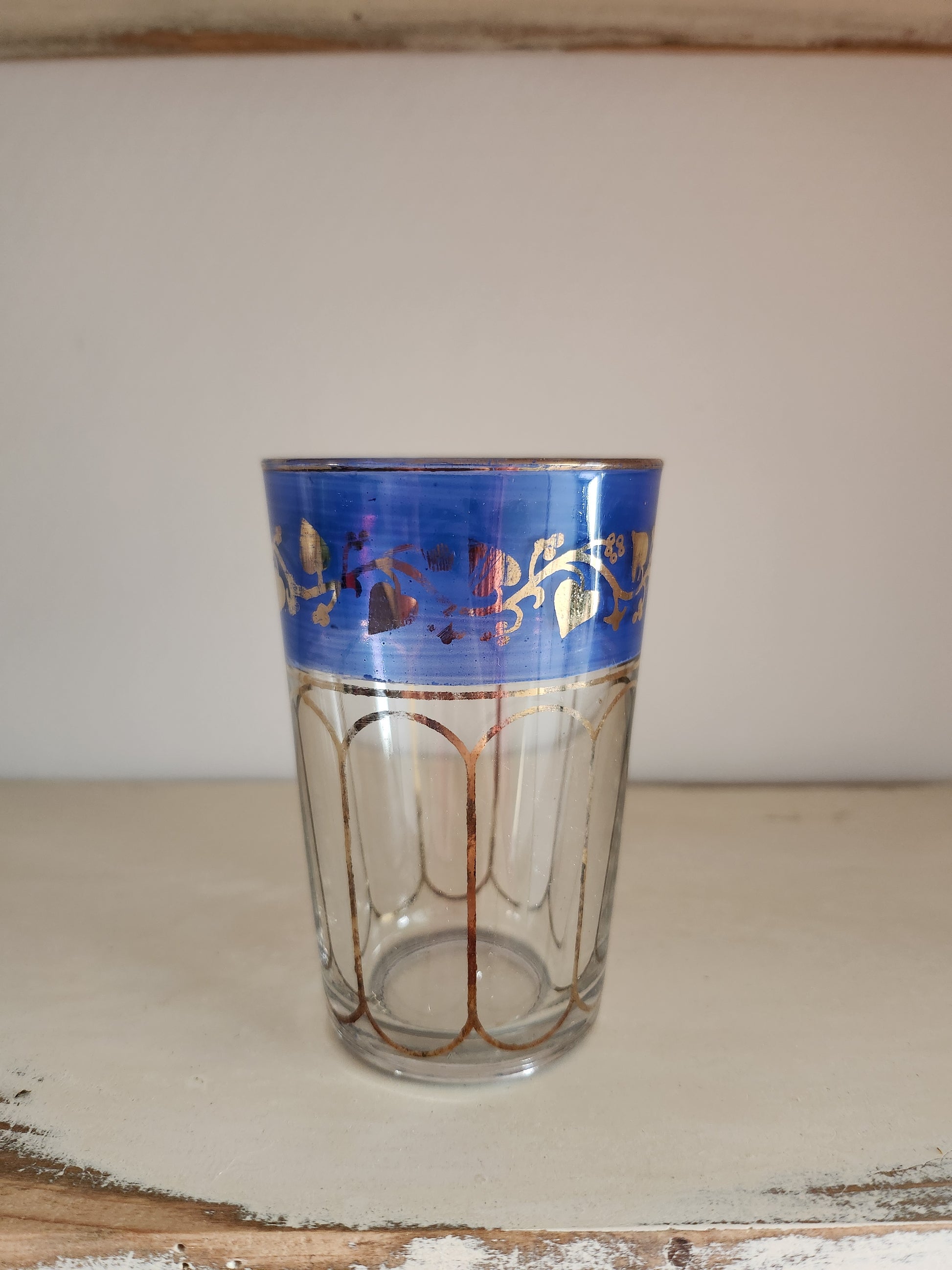 Verre à thé coloré lot de 6   Patine