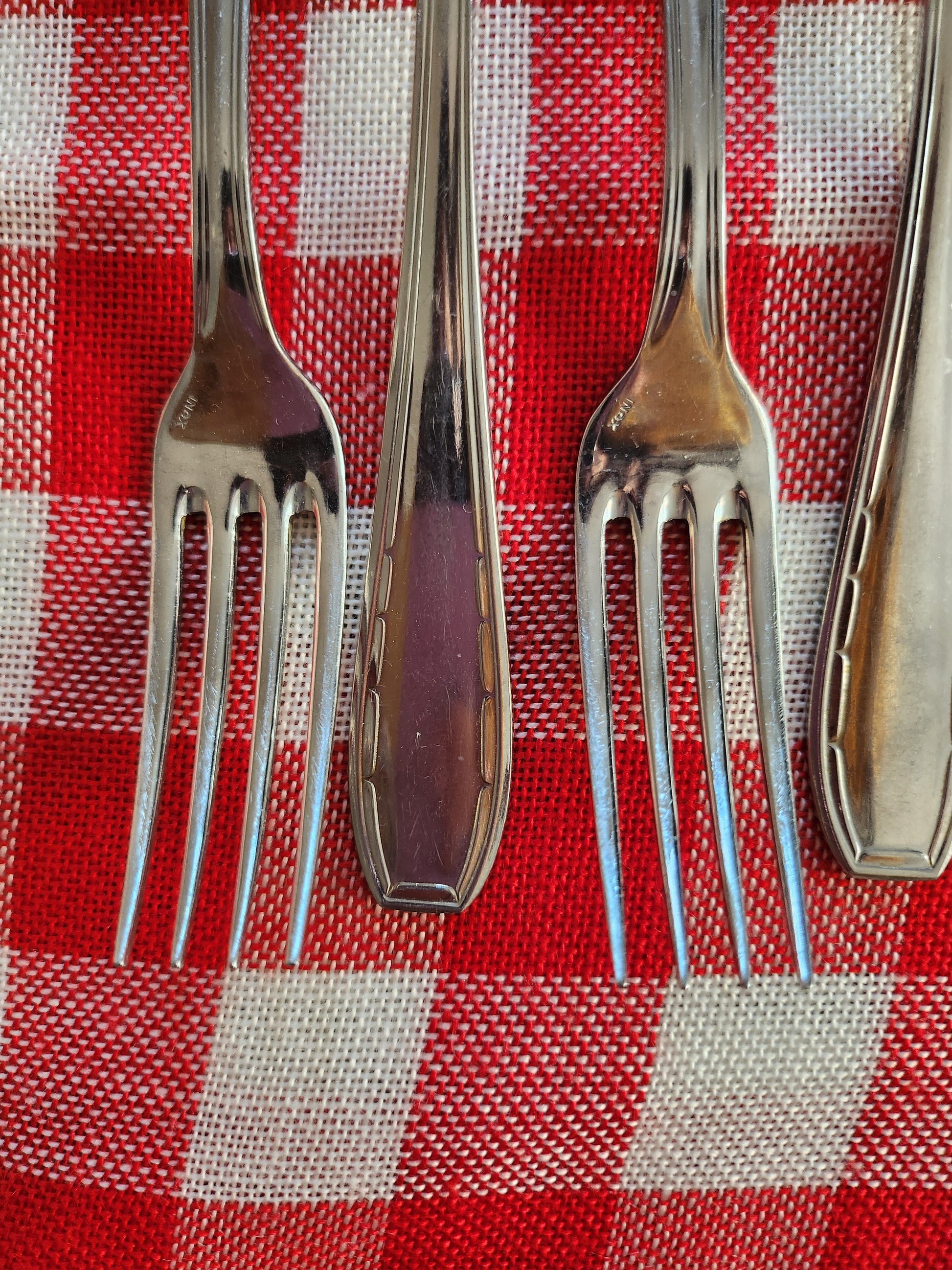 Fourchette en inox lot de 12  Vaisselle Patine
