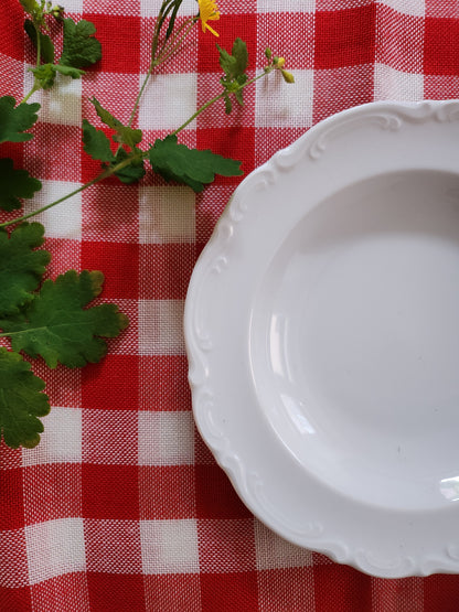 Assiette Mitterteich vintage blanche