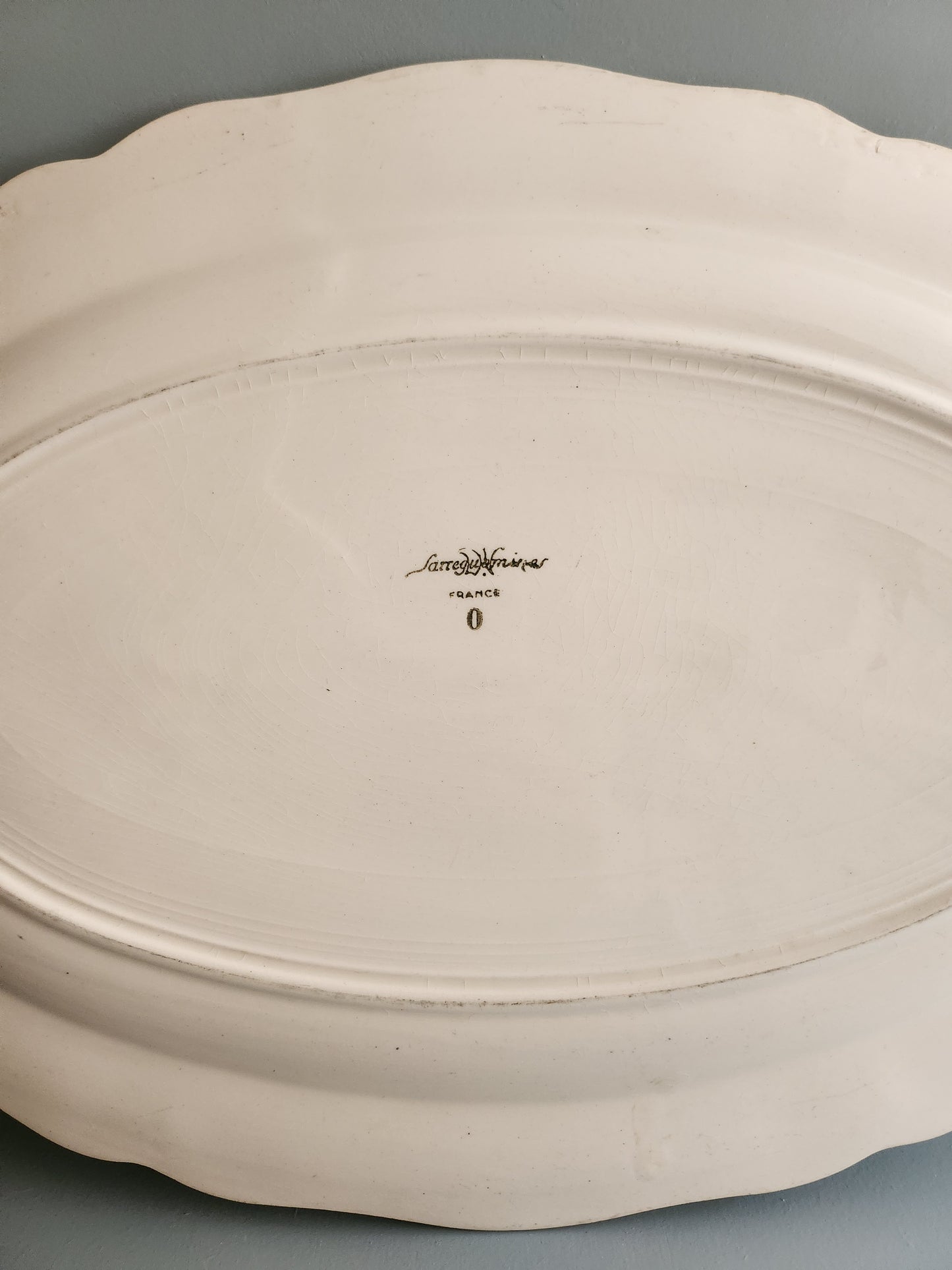 Plat ovale Sarreguemines