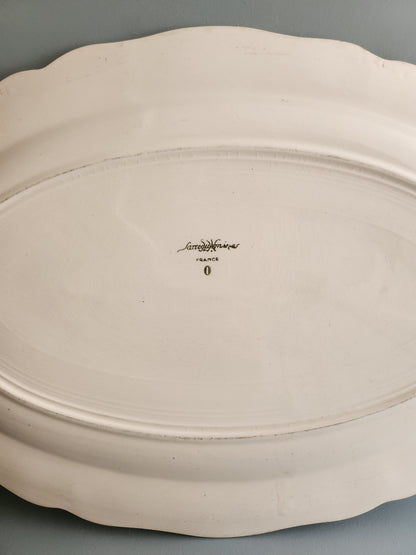 Plat ovale Sarreguemines