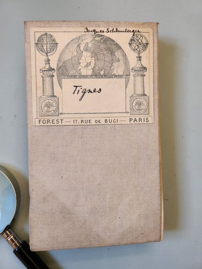 Carte dépliable de Tignes   Patine