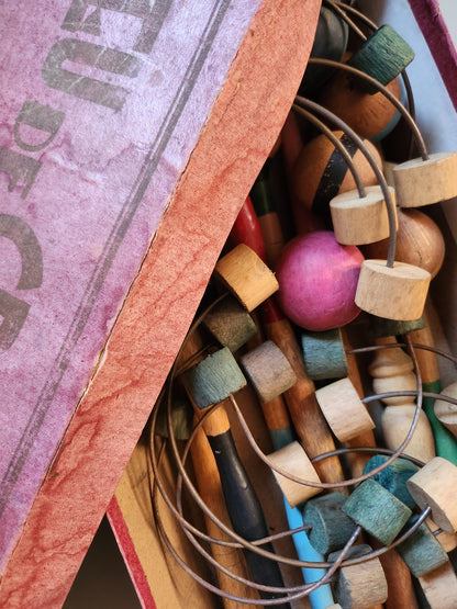 Jeu de croquet de salon   Patine