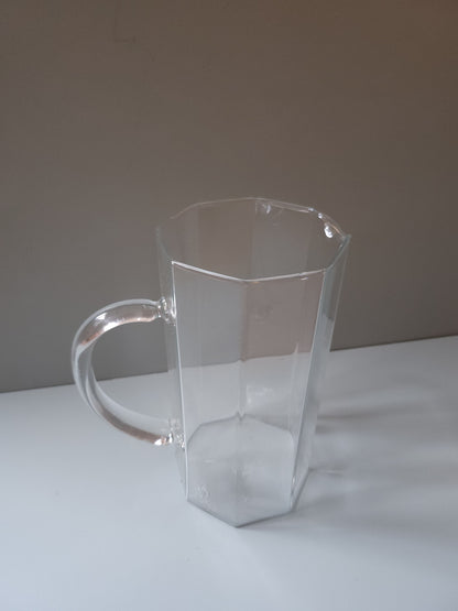Cruche en verre   Patine