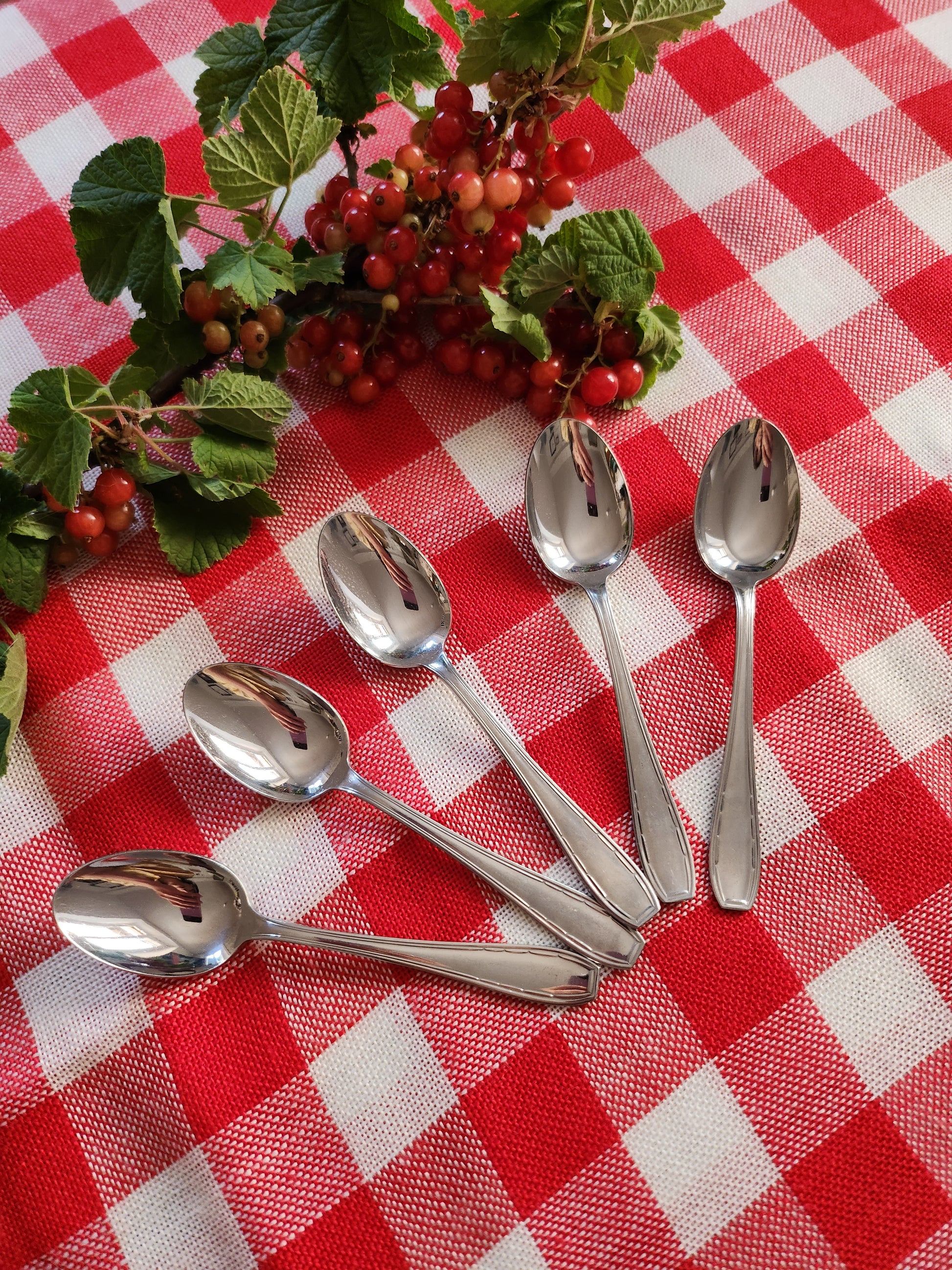 Cuillère à café en inox lot de 5  Vaisselle Patine