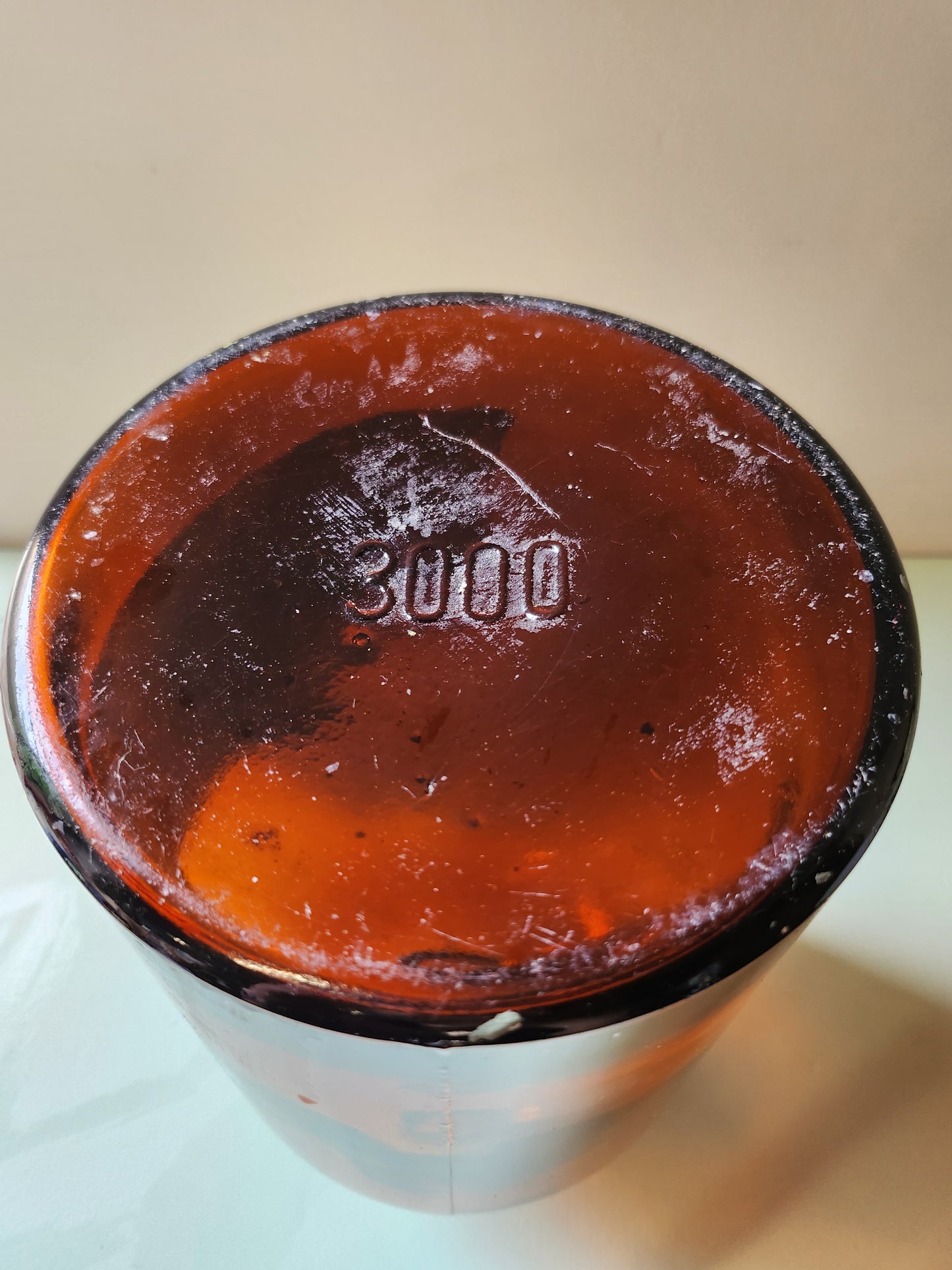 Bouteille style pharmacie en verre fumé