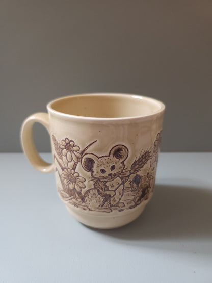Mugs gris motif souris lot de 3   Patine