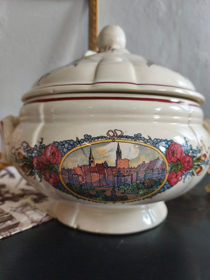 Soupière en céramique OBERNAI   Patine
