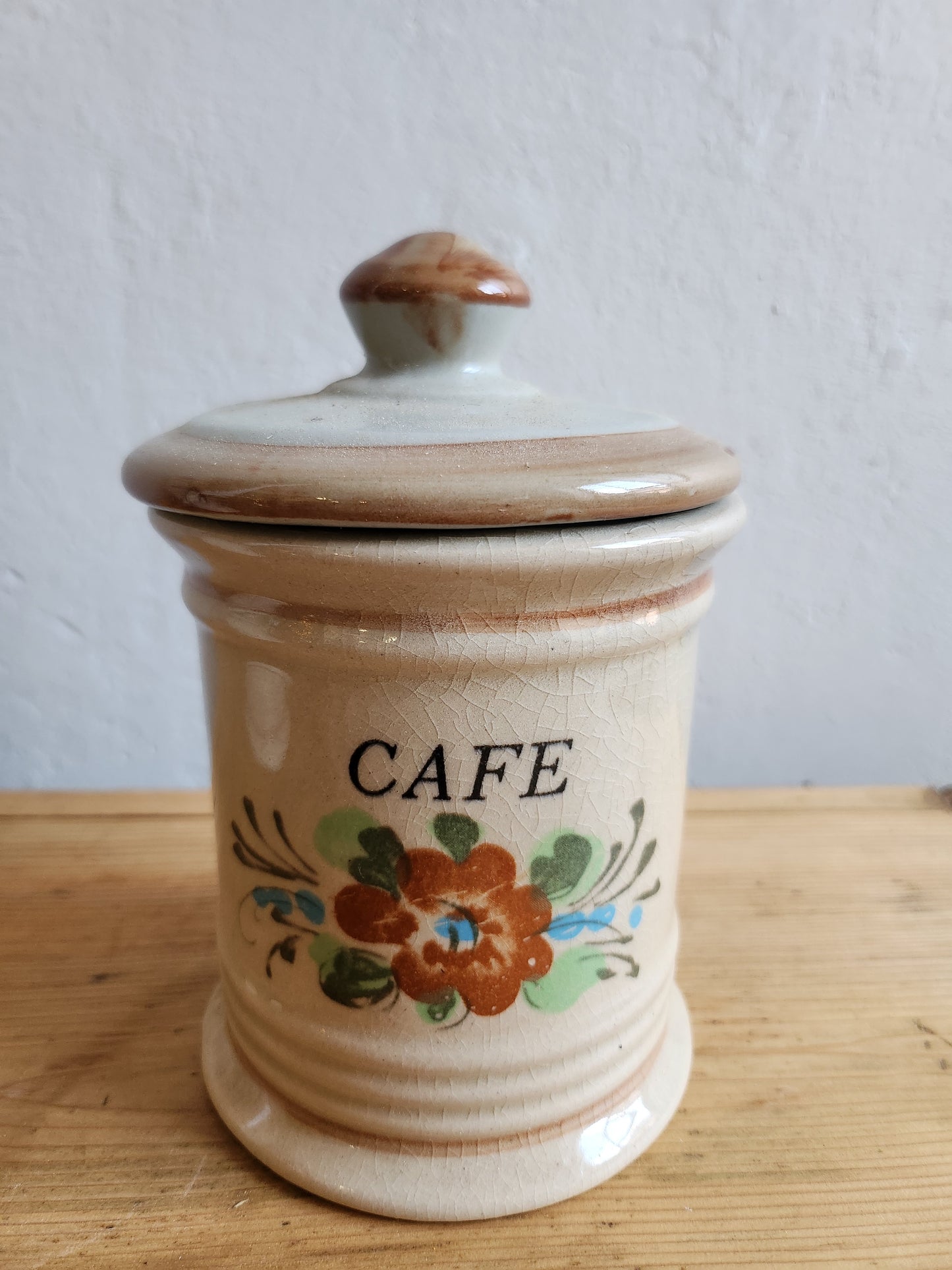 Pots en céramique sel/café lot de 2   Patine