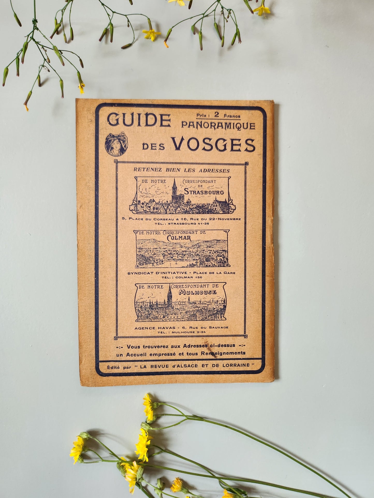 Livret "Guide panoramique des Vosges"   Patine