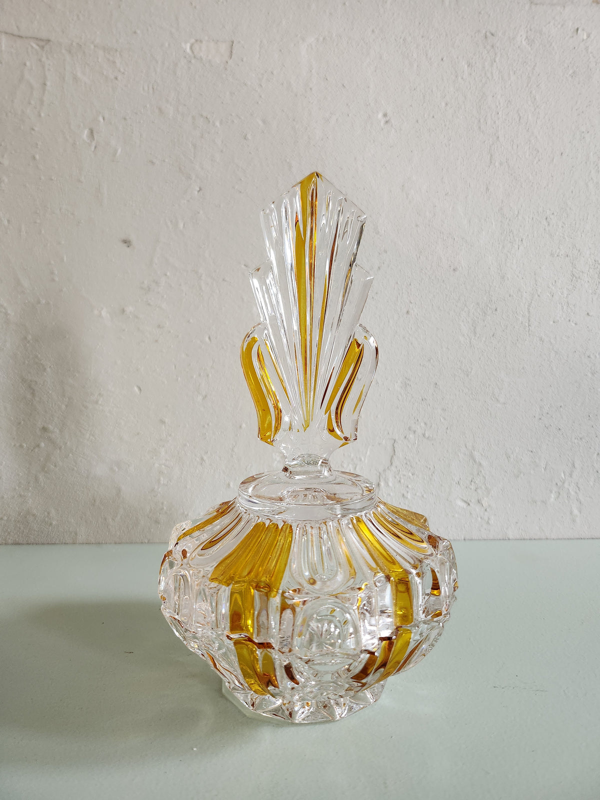 Boîte à bijoux en cristal   Patine