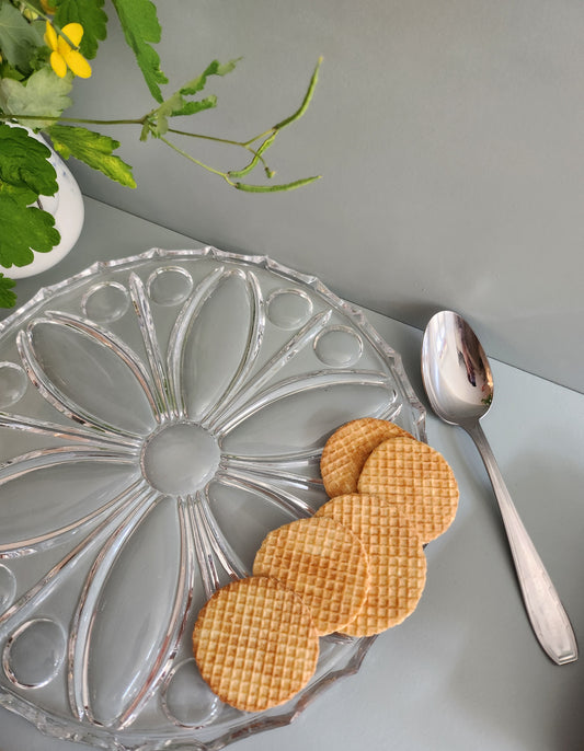 Plat à tarte en verre