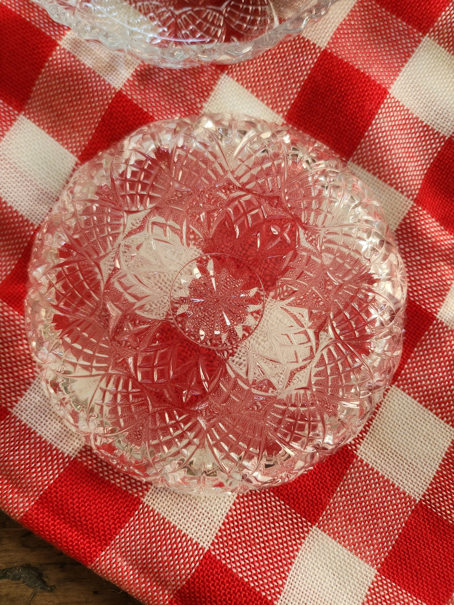 Coupelle en verre pressé-lot de 6
