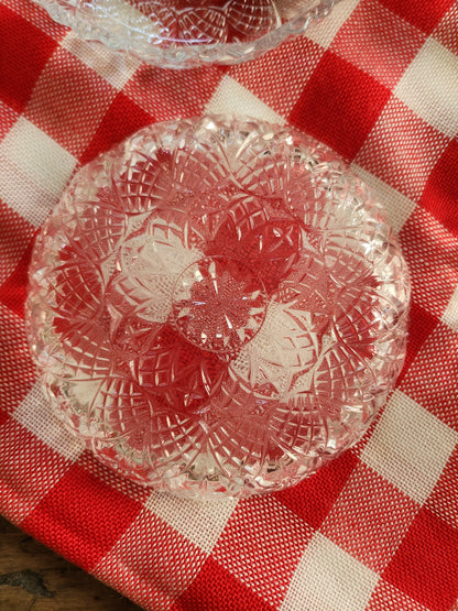 Coupelle en verre pressé-lot de 6