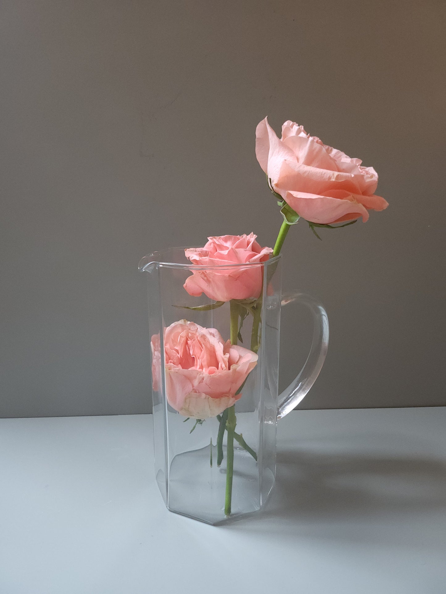 Cruche en verre   Patine
