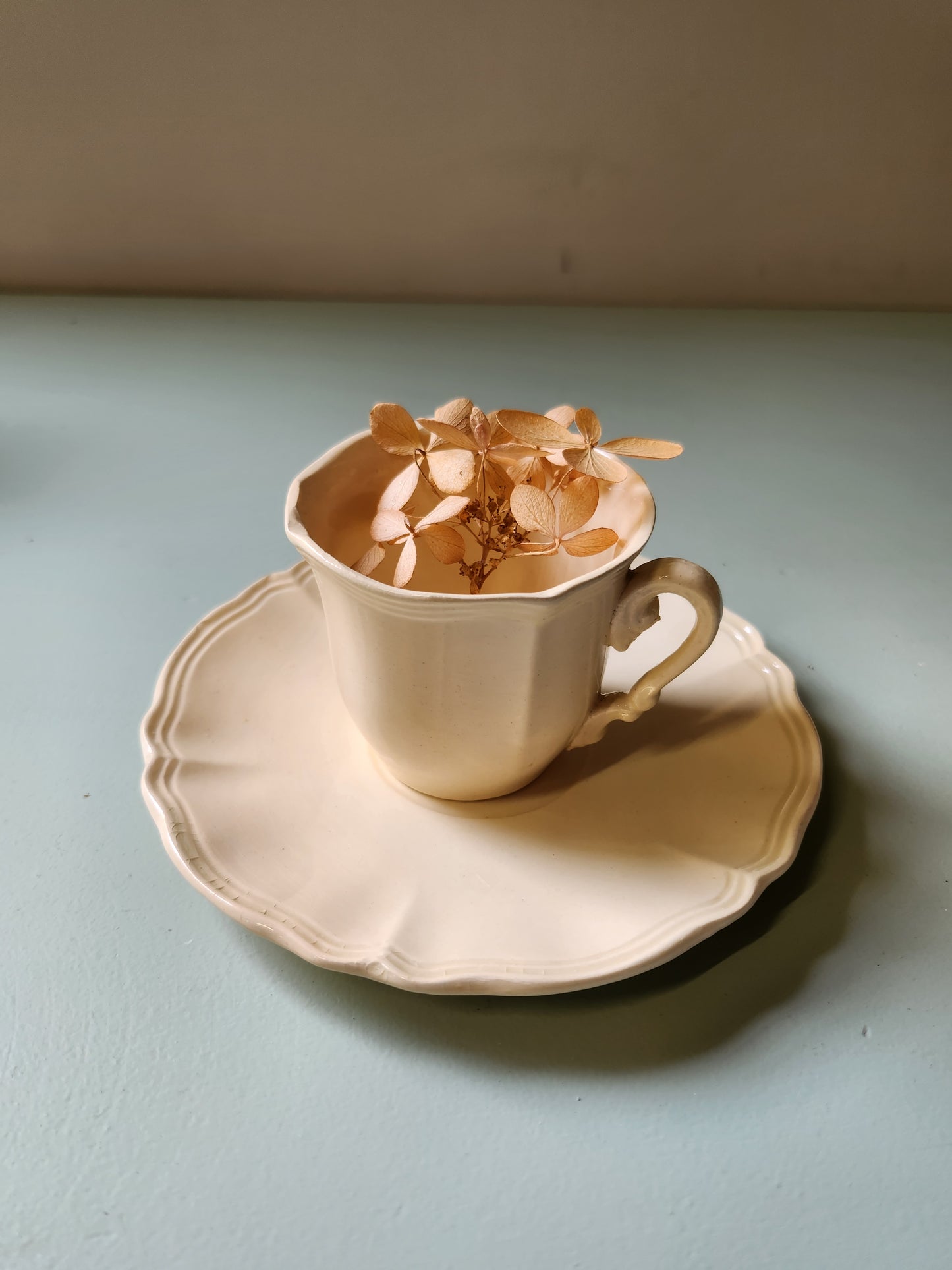 Tasse à café Sarreguemines avec coupelles lot de 6