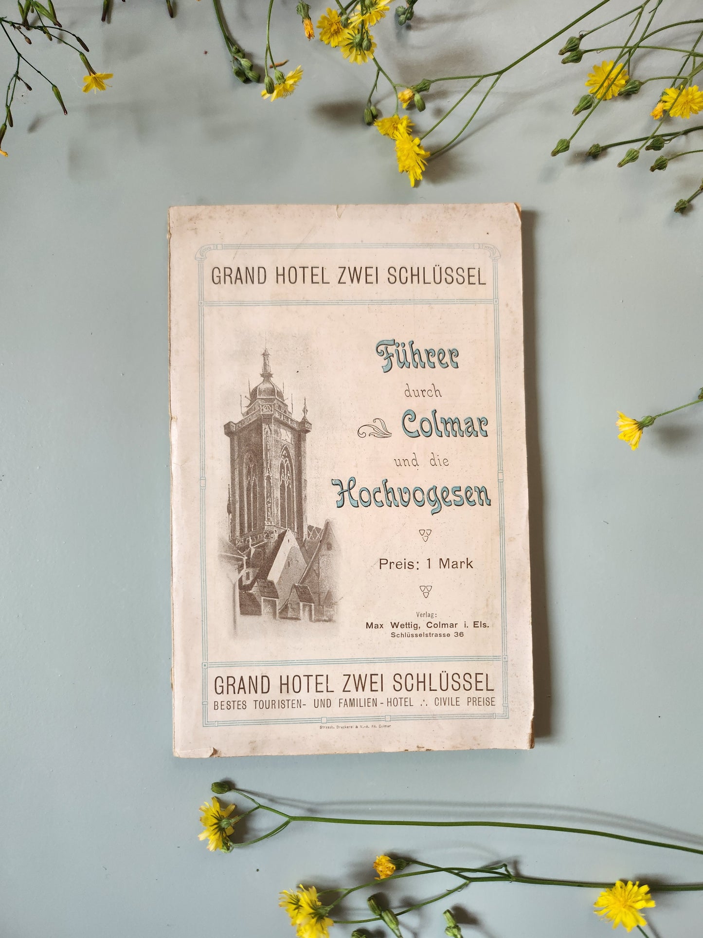 Guide de Colmar et des Hautes-Vosges, début XXe siècle   Patine