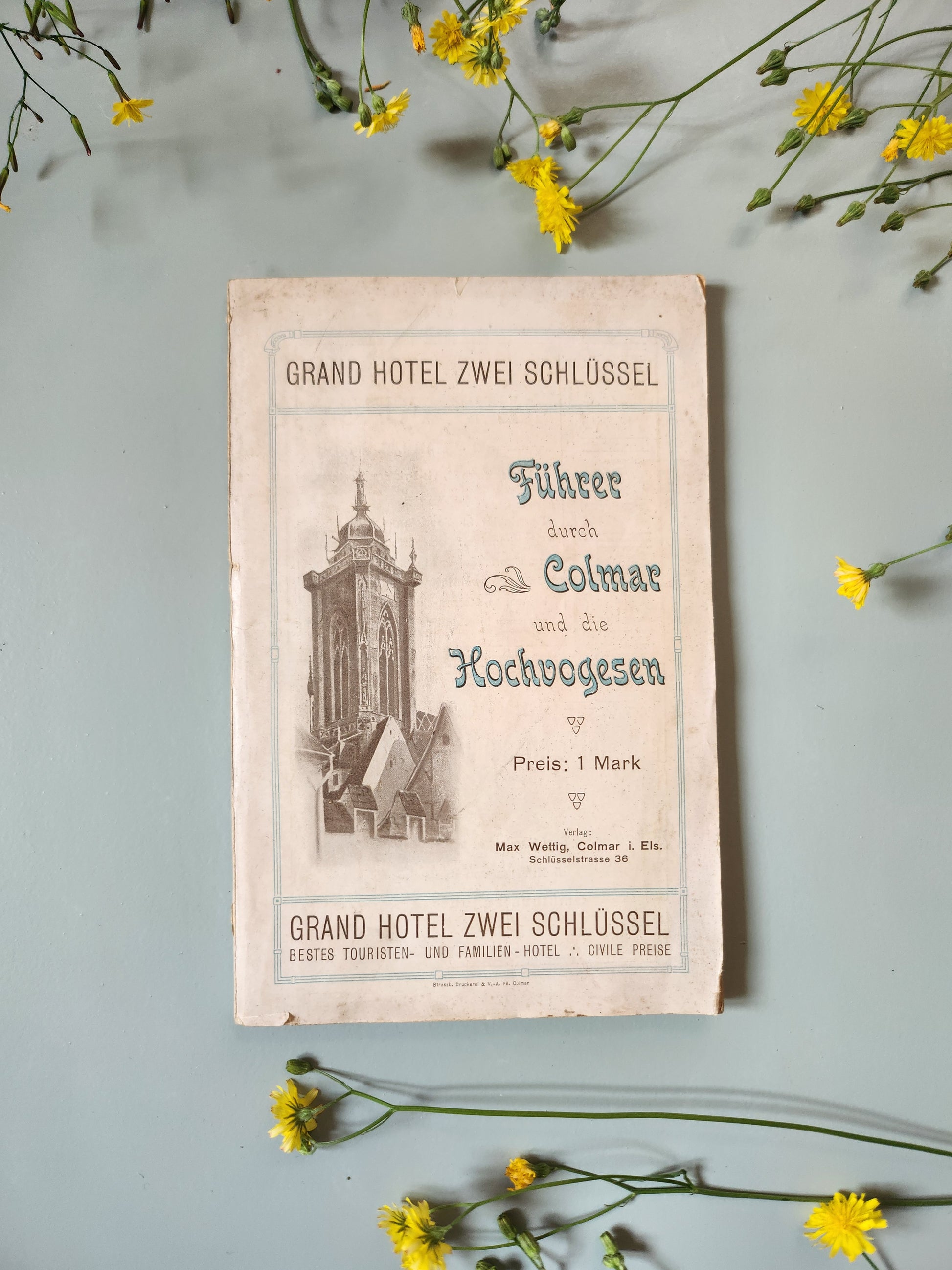 Guide de Colmar et des Hautes-Vosges, début XXe siècle   Patine
