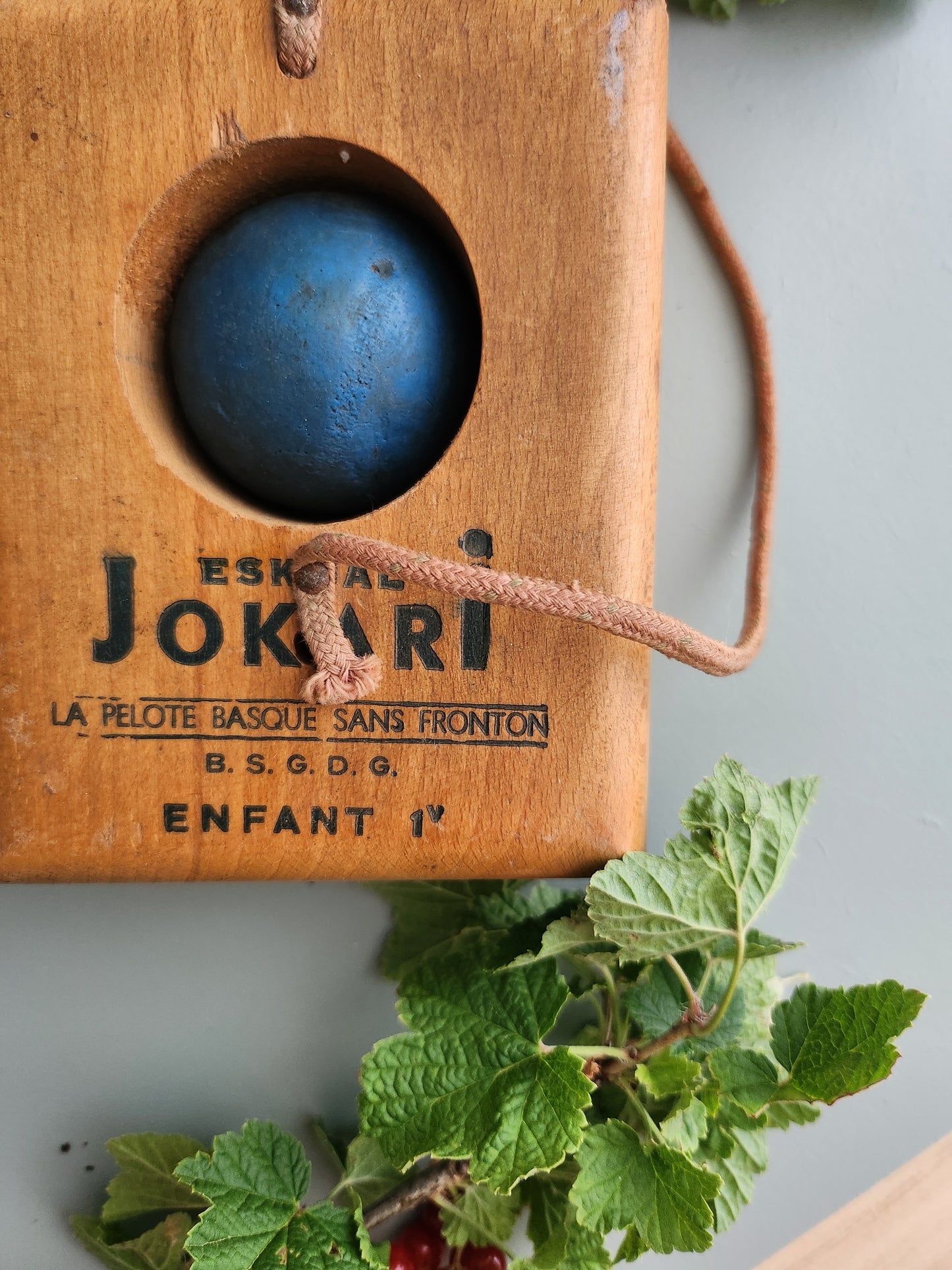 Jeu de Jokari en bois
